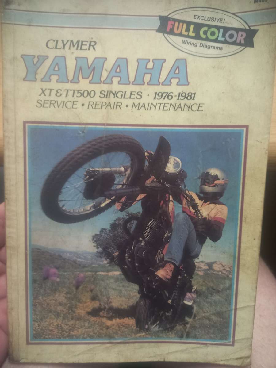 Yamaha XT and TT500 Singles - 1976 to 1981 - Service Repair Maintenance - Clymer