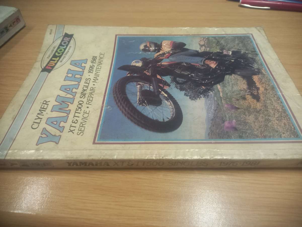 Yamaha XT and TT500 Singles - 1976 to 1981 - Service Repair Maintenance - Clymer