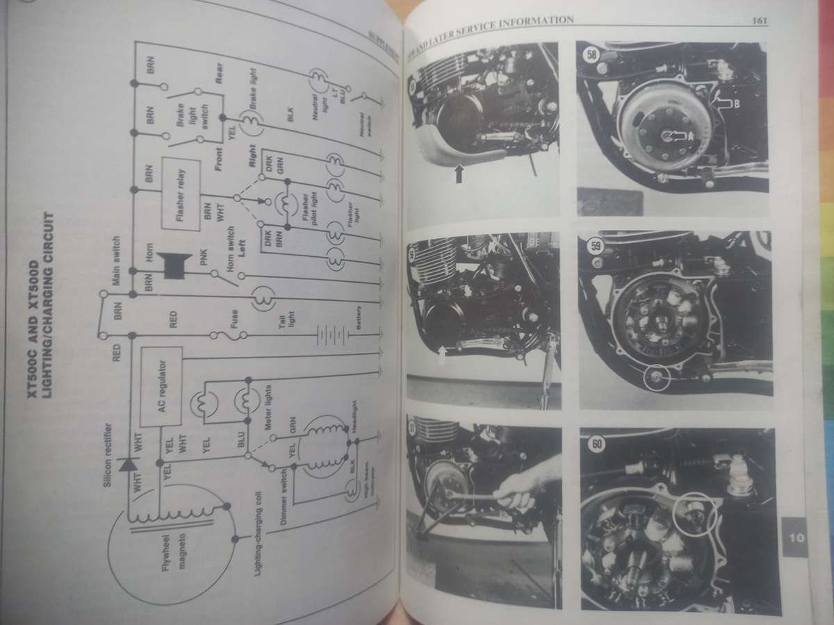 Yamaha XT and TT500 Singles - 1976 to 1981 - Service Repair Maintenance - Clymer