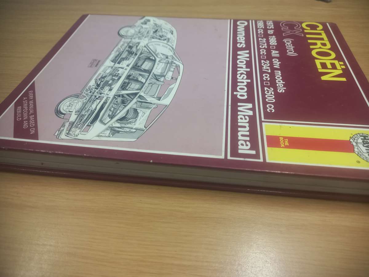Citroen CX petrol - 1975 to 1988 - Owners Workshop Manual - Haynes