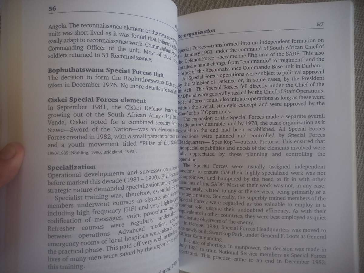 WE FEAR NAUGHT BUT GOD, THE STORY OF THE SOUTH AFRICAN SPECIAL FORCES "THE RECCES"