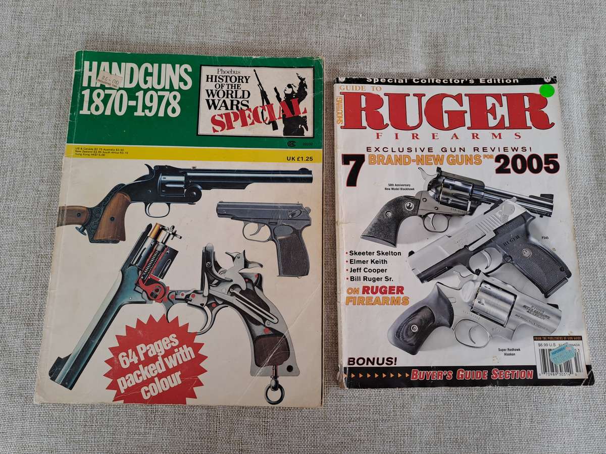 Gun and Military Magazines x 6