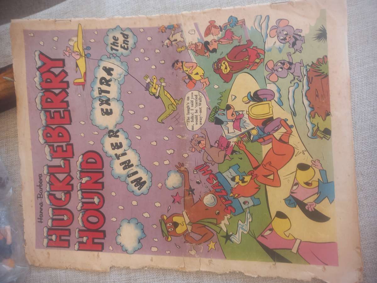 Look and Learn / Play Hour and Huckleberry  Hound mags x 13