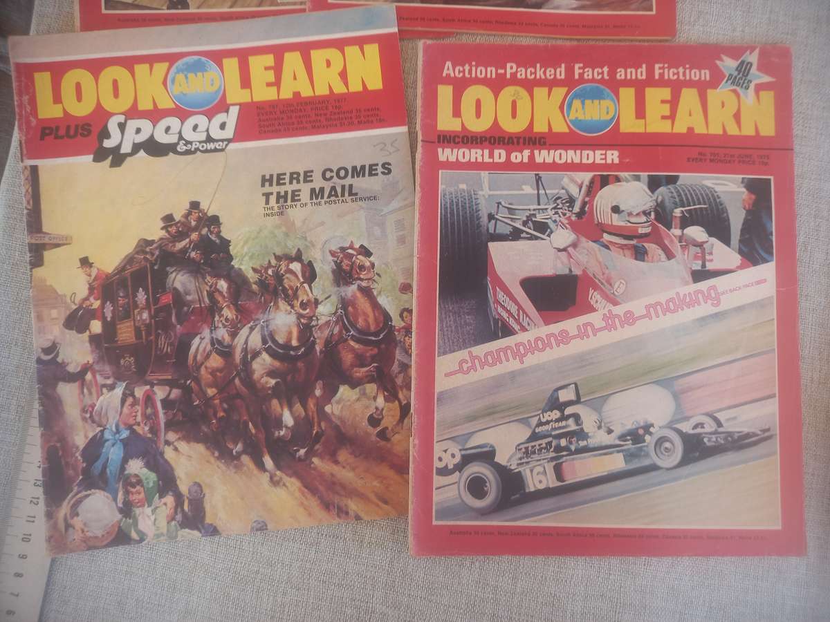 Look and Learn / Play Hour and Huckleberry  Hound mags x 13