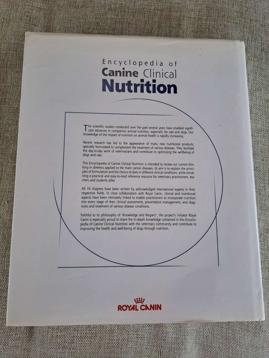 Encyclopedia of Canine Clinical Nutrition
