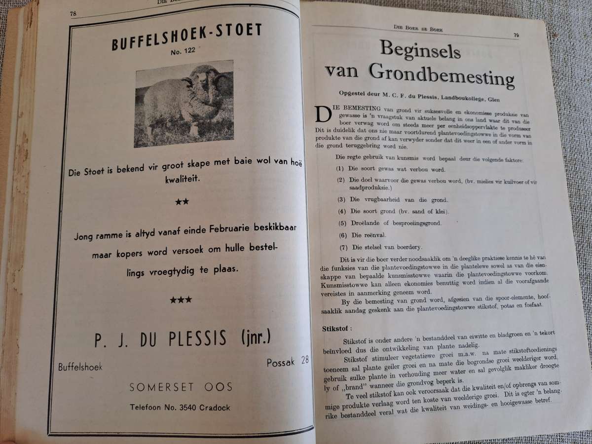 Die Boer se Boek - saamgestel deur P.J. Kruger