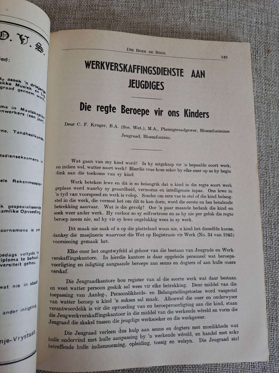 Die Boer se Boek - saamgestel deur P.J. Kruger