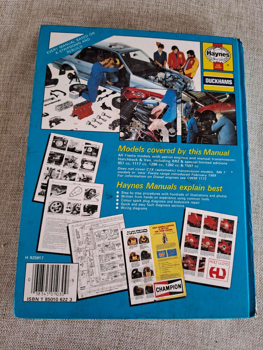 Ford Fiesta Petrol Owners Workshop Manual 1983 to 1989 - Haynes