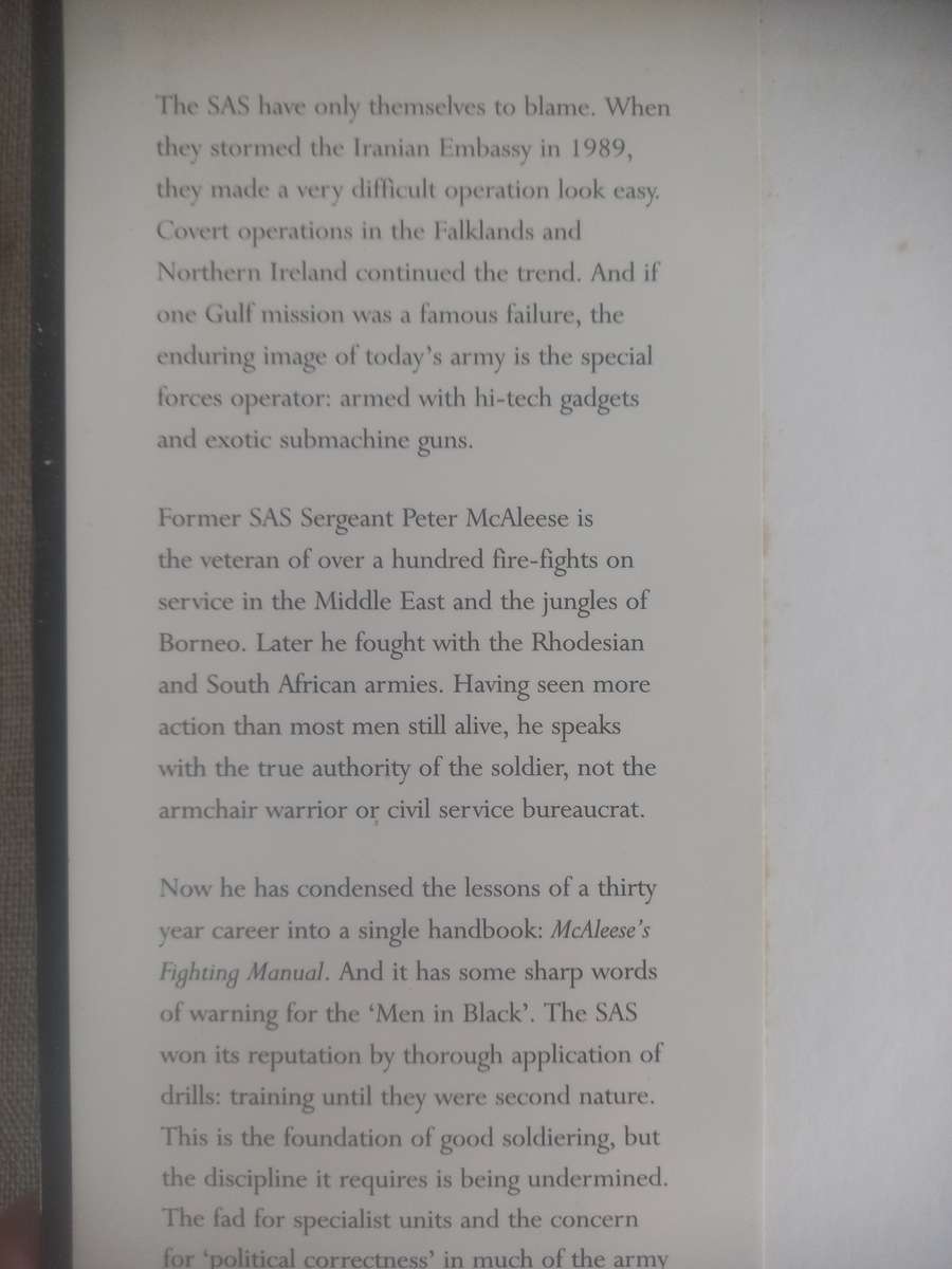 McAleese's Fighting Manual - a definitive soldiers handbook - PeterMcAleese