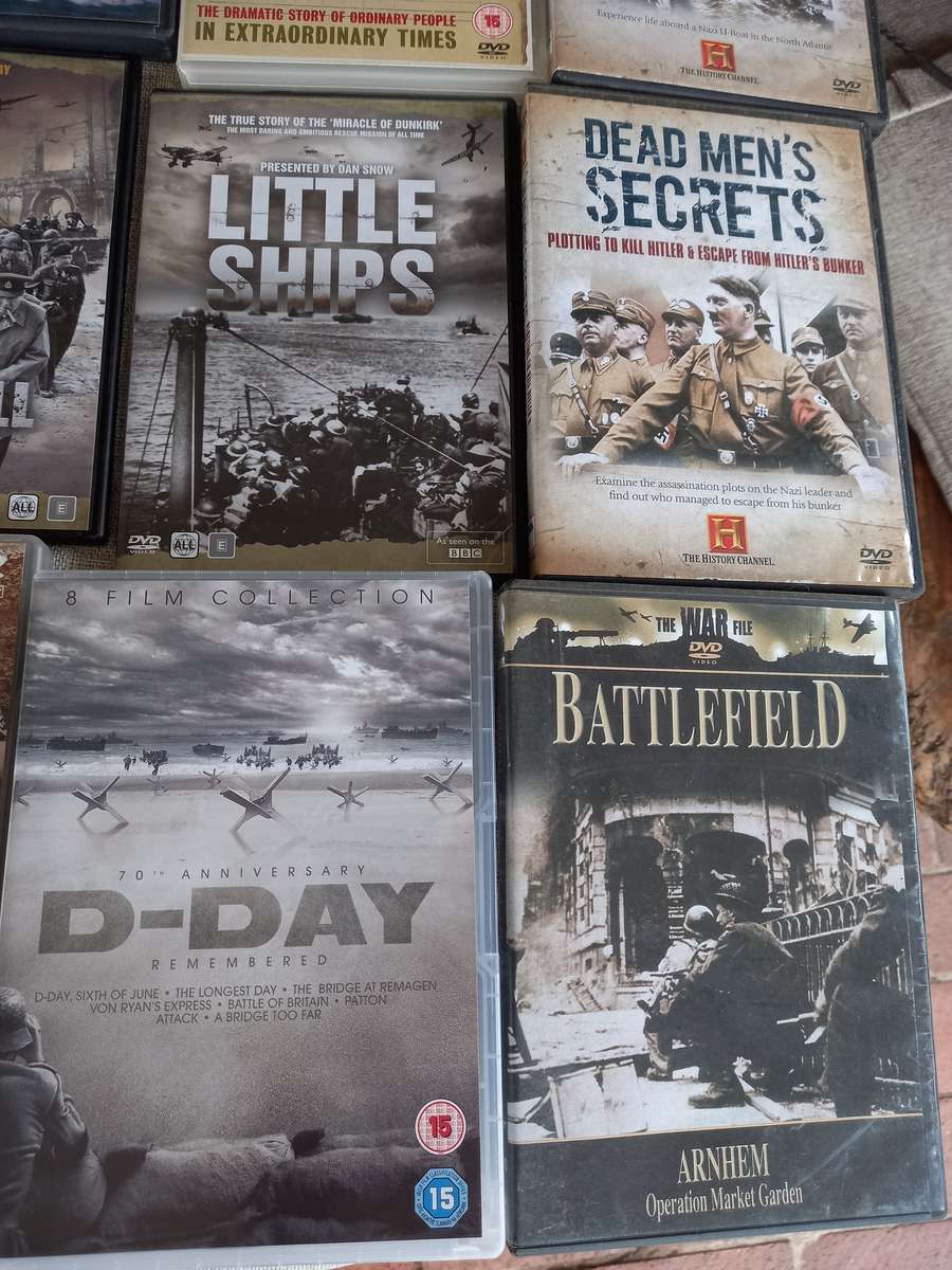 30 x WWII DVD's