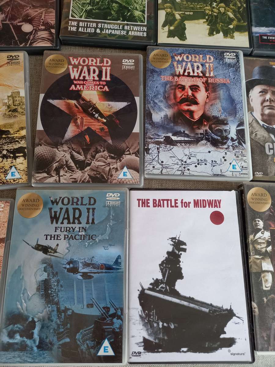 30 x WWII DVD's