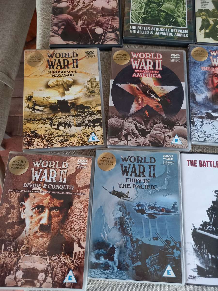 30 x WWII DVD's