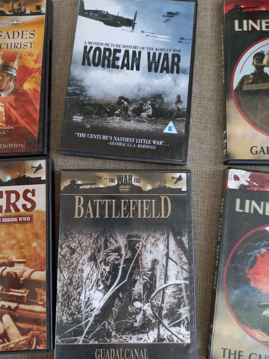 Military DVDs x 12