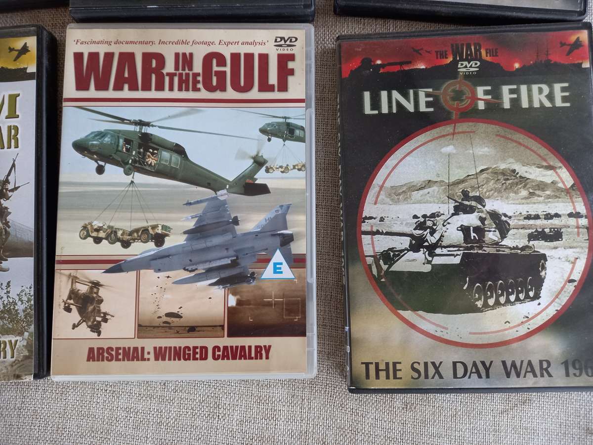 Military DVDs x 12