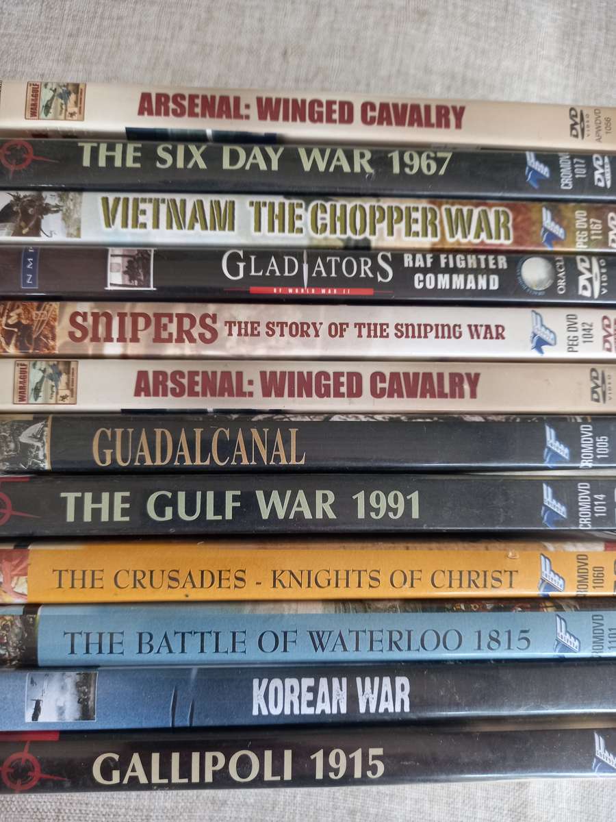 Military DVDs x 12