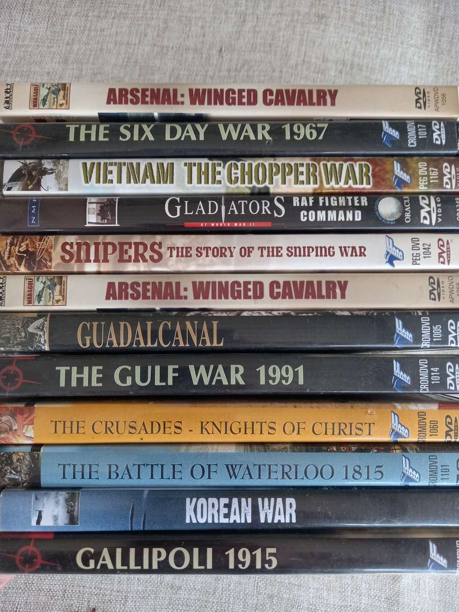 Military DVDs x 12