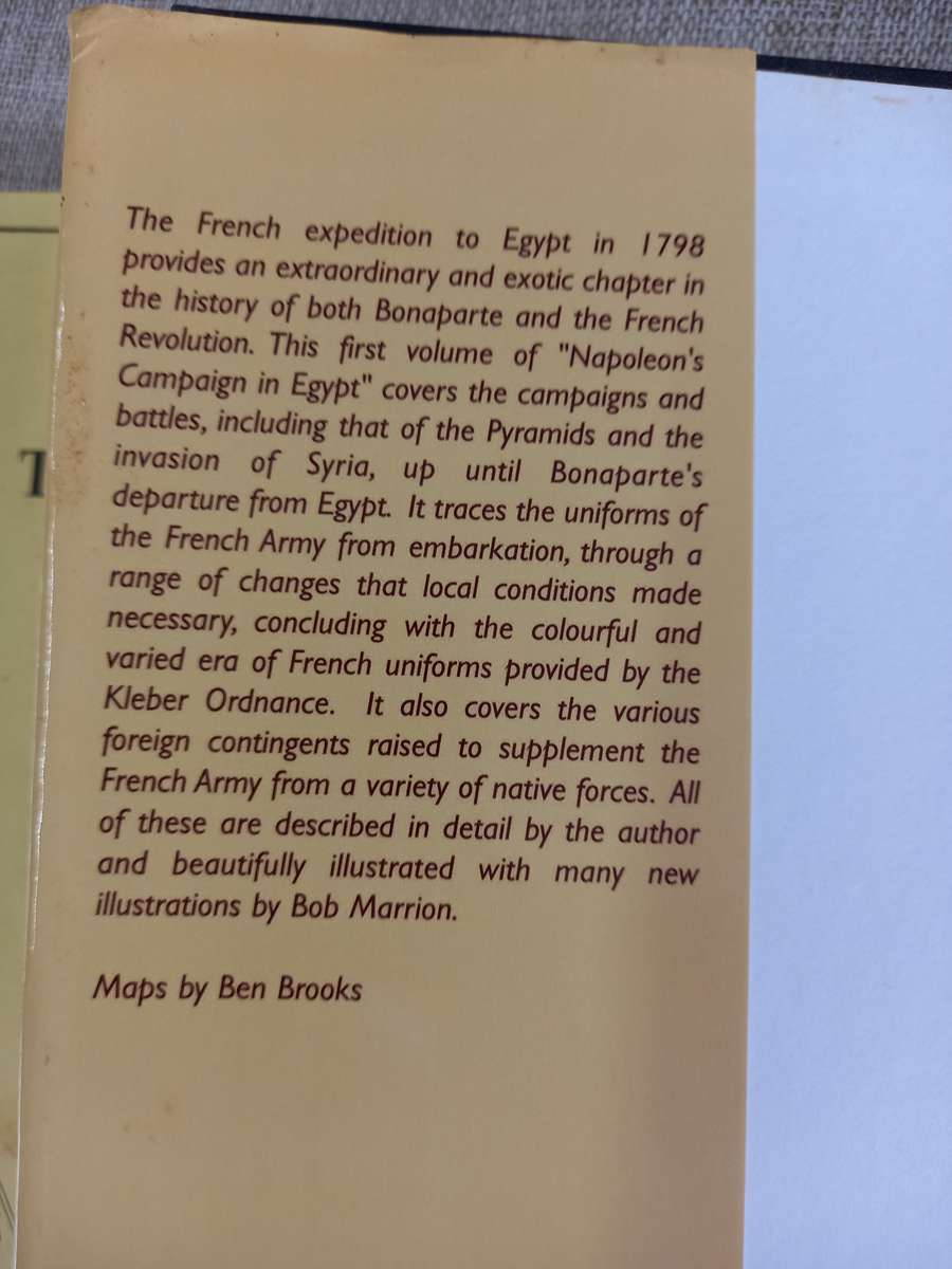 Napoleons Campaign in Egypt - Vol 1 AND Vol 2 - Charles S Grant
