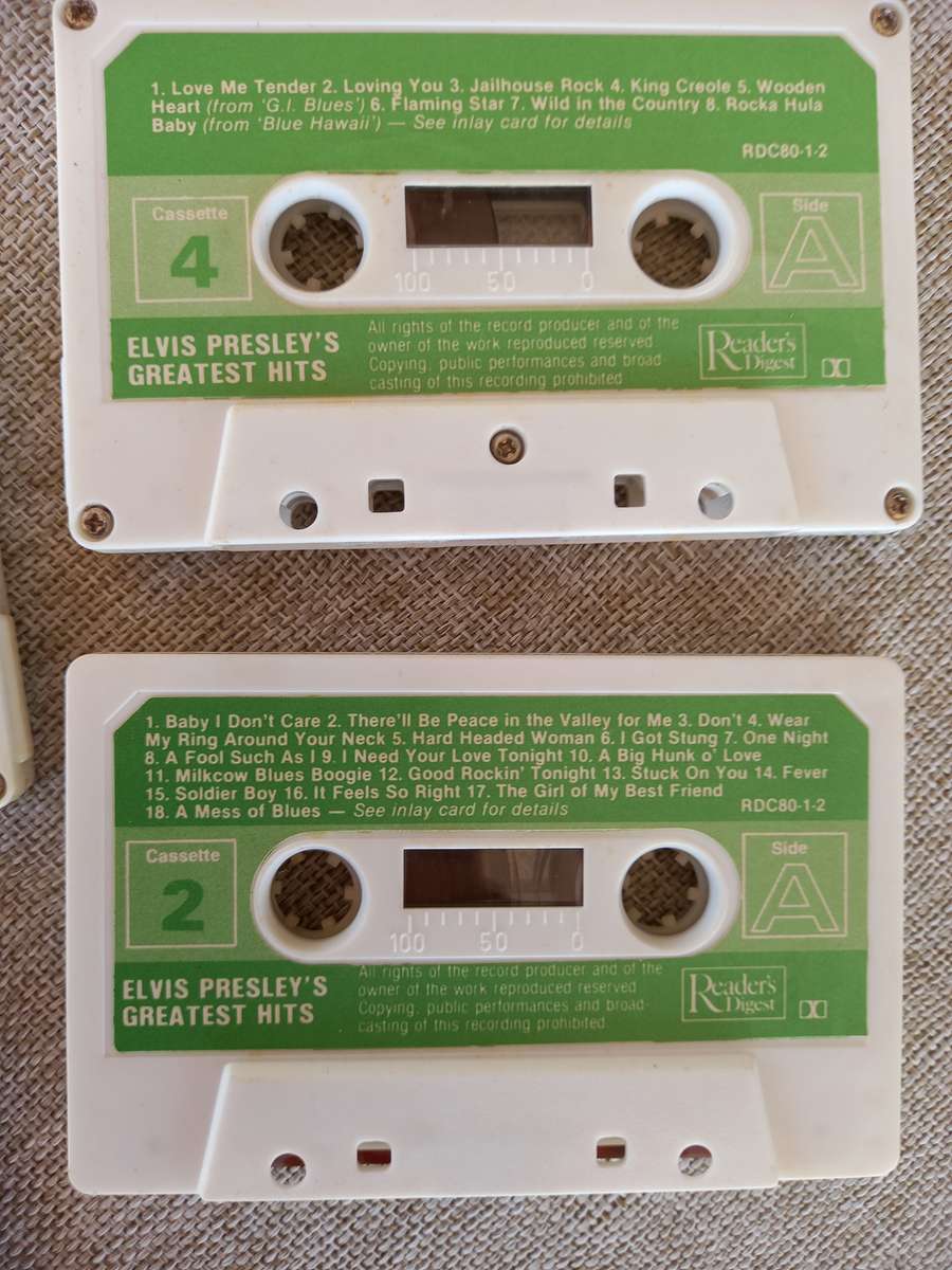 Elvis Presley / Beatles Cassette tapes