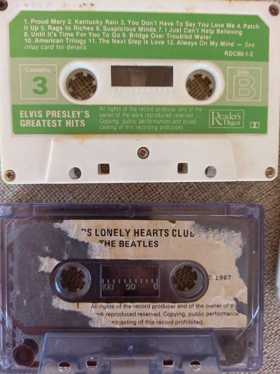Elvis Presley / Beatles Cassette tapes
