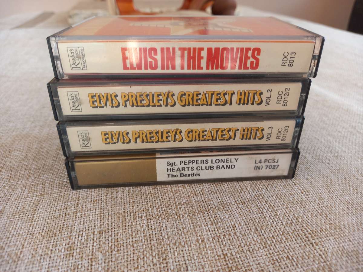 Elvis Presley / Beatles Cassette tapes