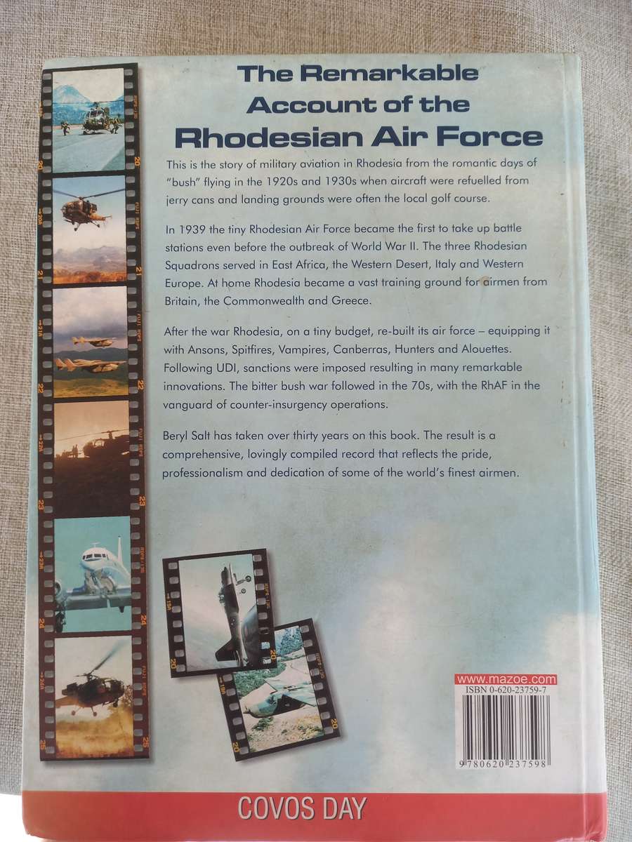 A Pride Of Eagles A History of the Rhodesian Air Force, 19201980 Beryl Salt