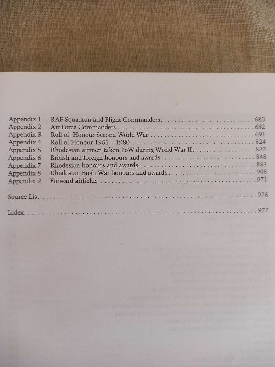 A Pride Of Eagles A History of the Rhodesian Air Force, 19201980 Beryl Salt