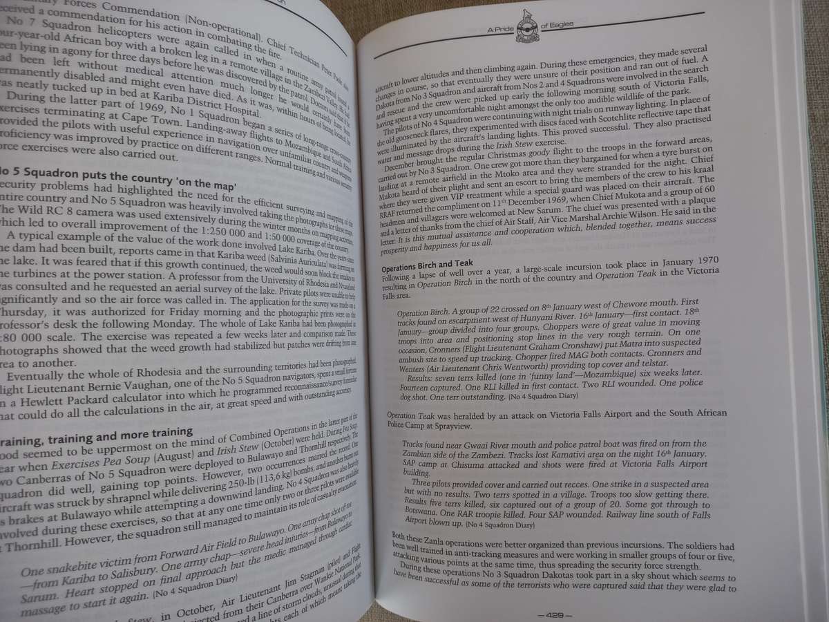 A Pride Of Eagles A History of the Rhodesian Air Force, 19201980 Beryl Salt