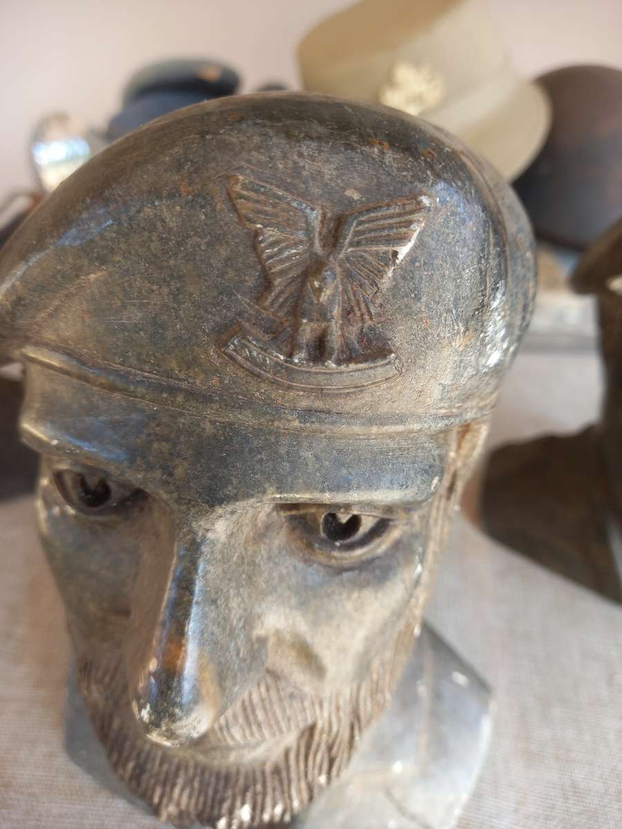 3 Rhodesian Soapstone busts