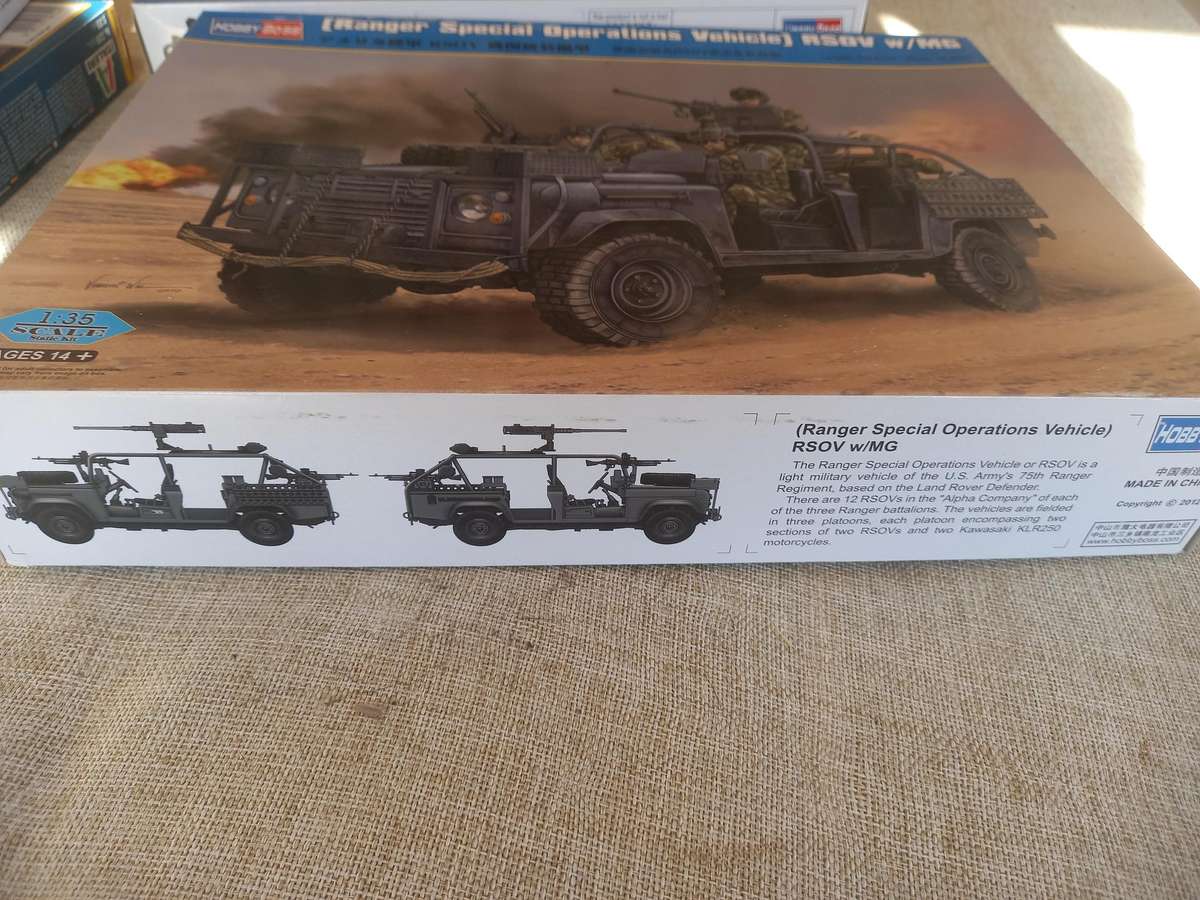 Ranger Special Operations Vehicle 1/35 scale - HobbyBoss