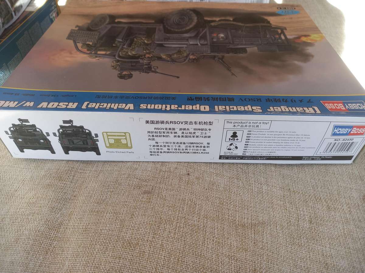 Ranger Special Operations Vehicle 1/35 scale - HobbyBoss