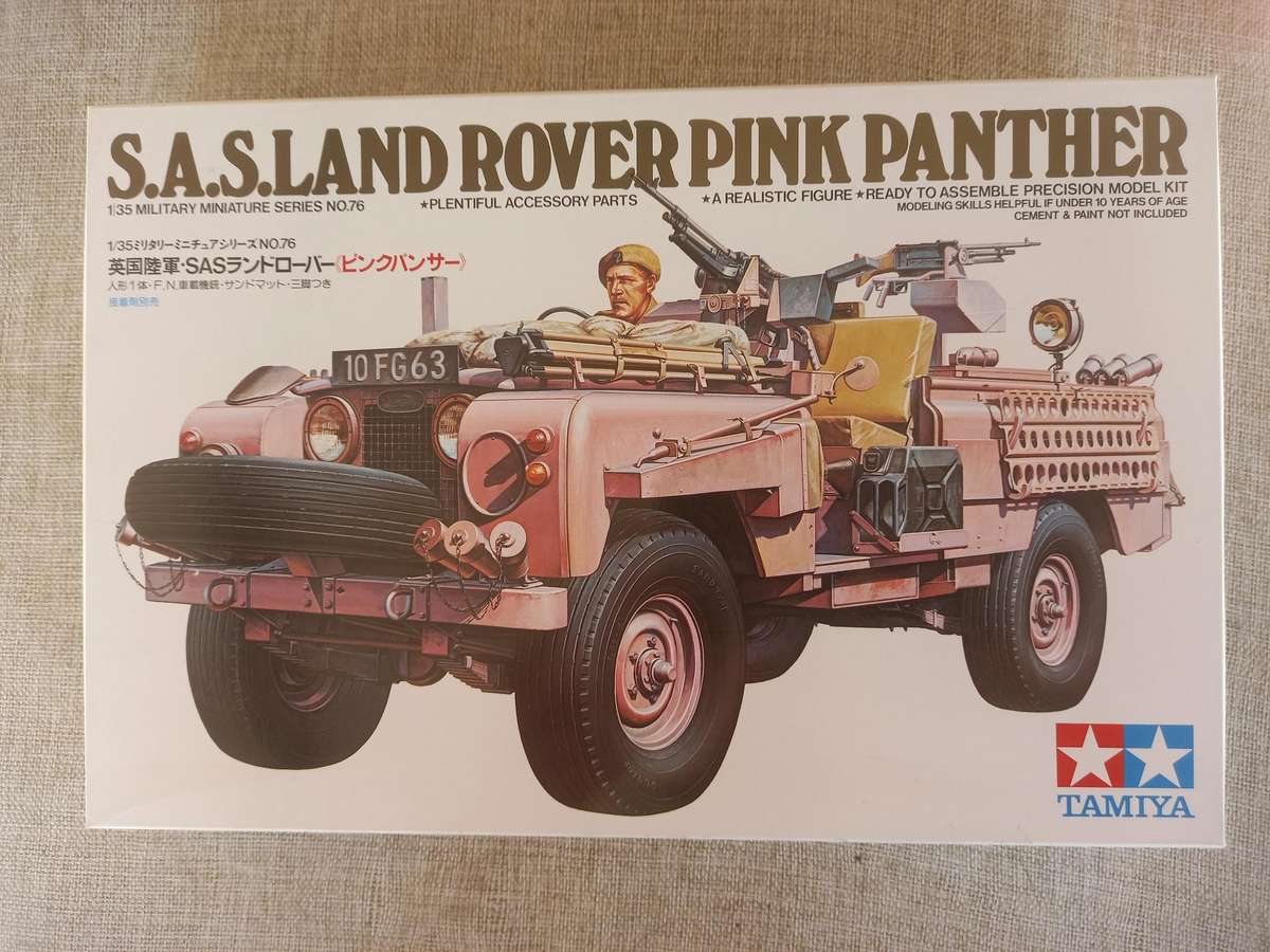 SAS Land Rover Pink Panther 1/35 scale - Tamiya