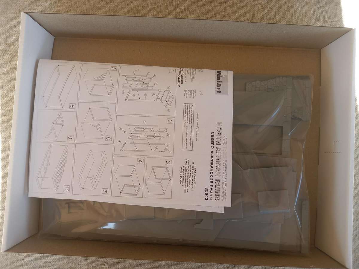 North African Ruins - buildings and accessories series - 1/35 scale - MiniArt