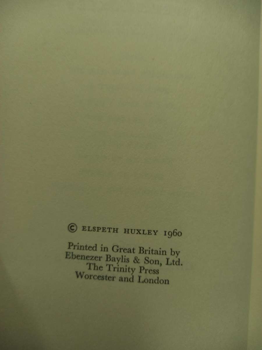 A New Earth - an experiment in colonialism - Elspeth Huxley