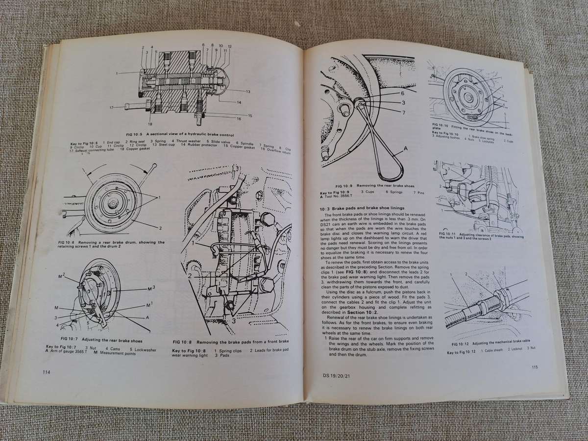 Citroen ID, D, DS 19, 20, 21 Owners Workshop Manual 1966-74 - Autobooks