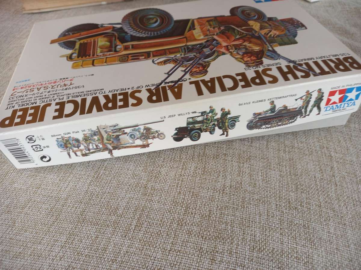 British Special Air Service Jeep - 1/35 miniature series no 33 - Tamiya