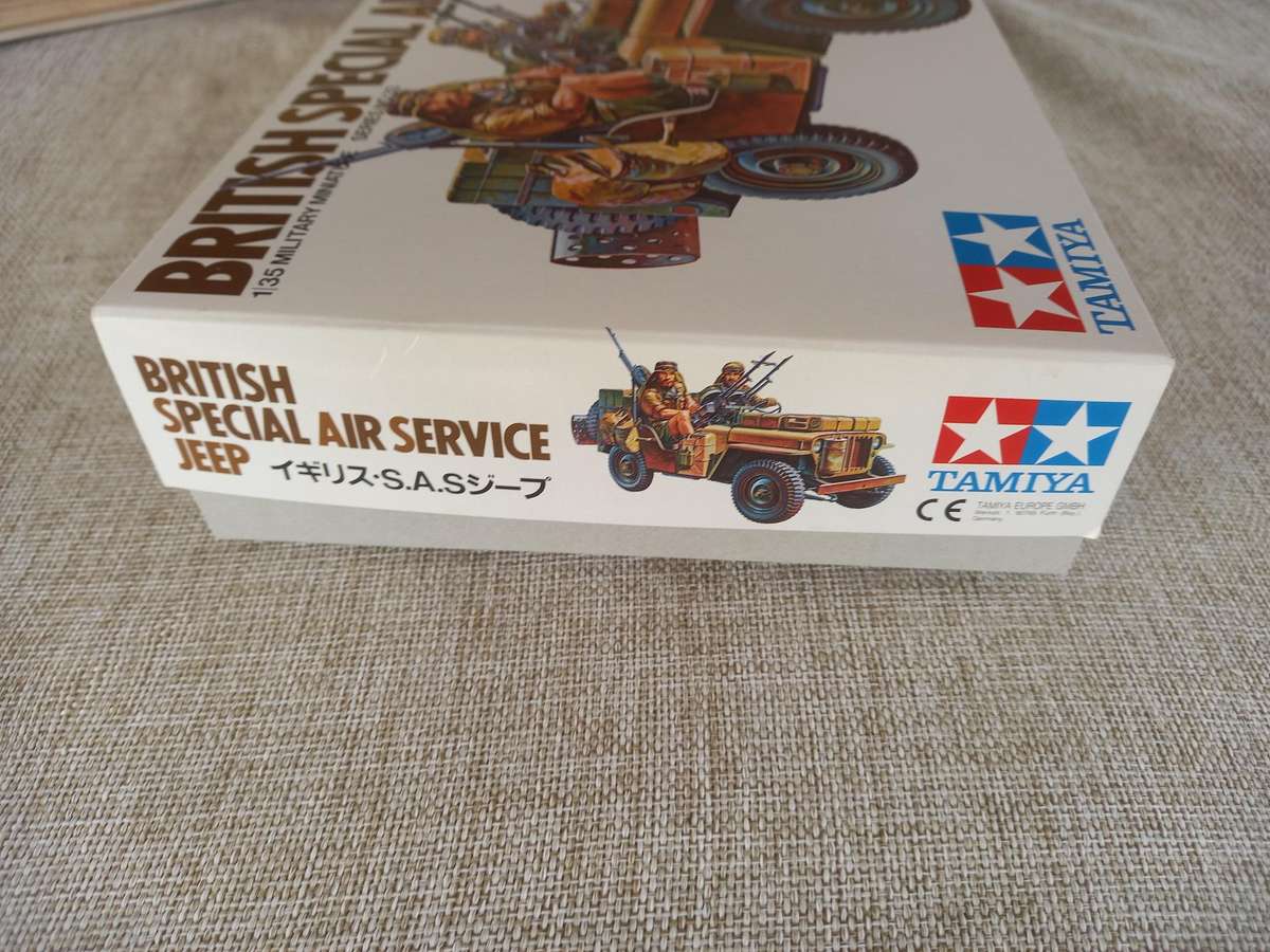 British Special Air Service Jeep - 1/35 miniature series no 33 - Tamiya
