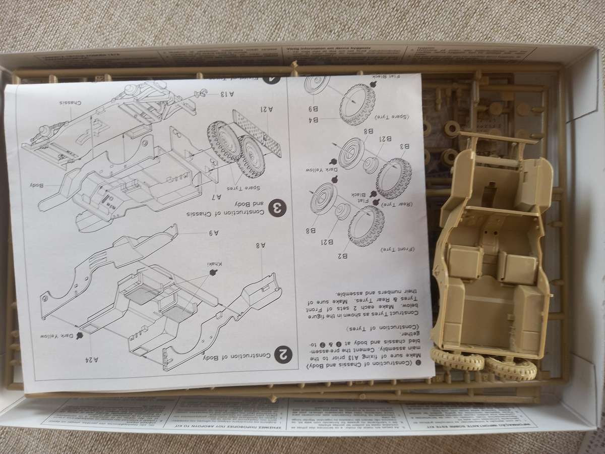 British Special Air Service Jeep - 1/35 miniature series no 33 - Tamiya