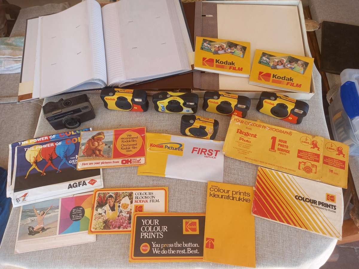 Collection of Cameras / Kodak memorabilia and photo albums