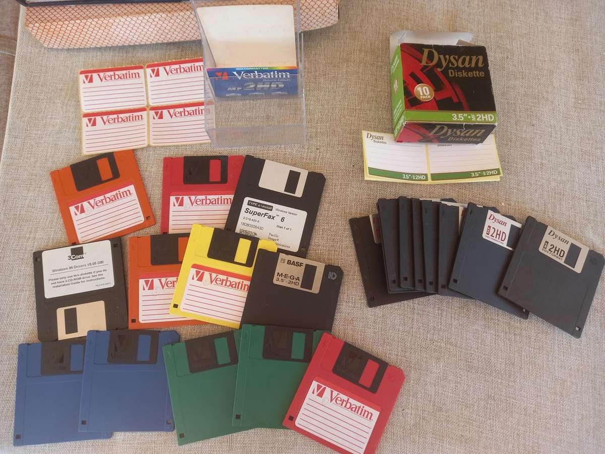 Computer Stiffy storage collection