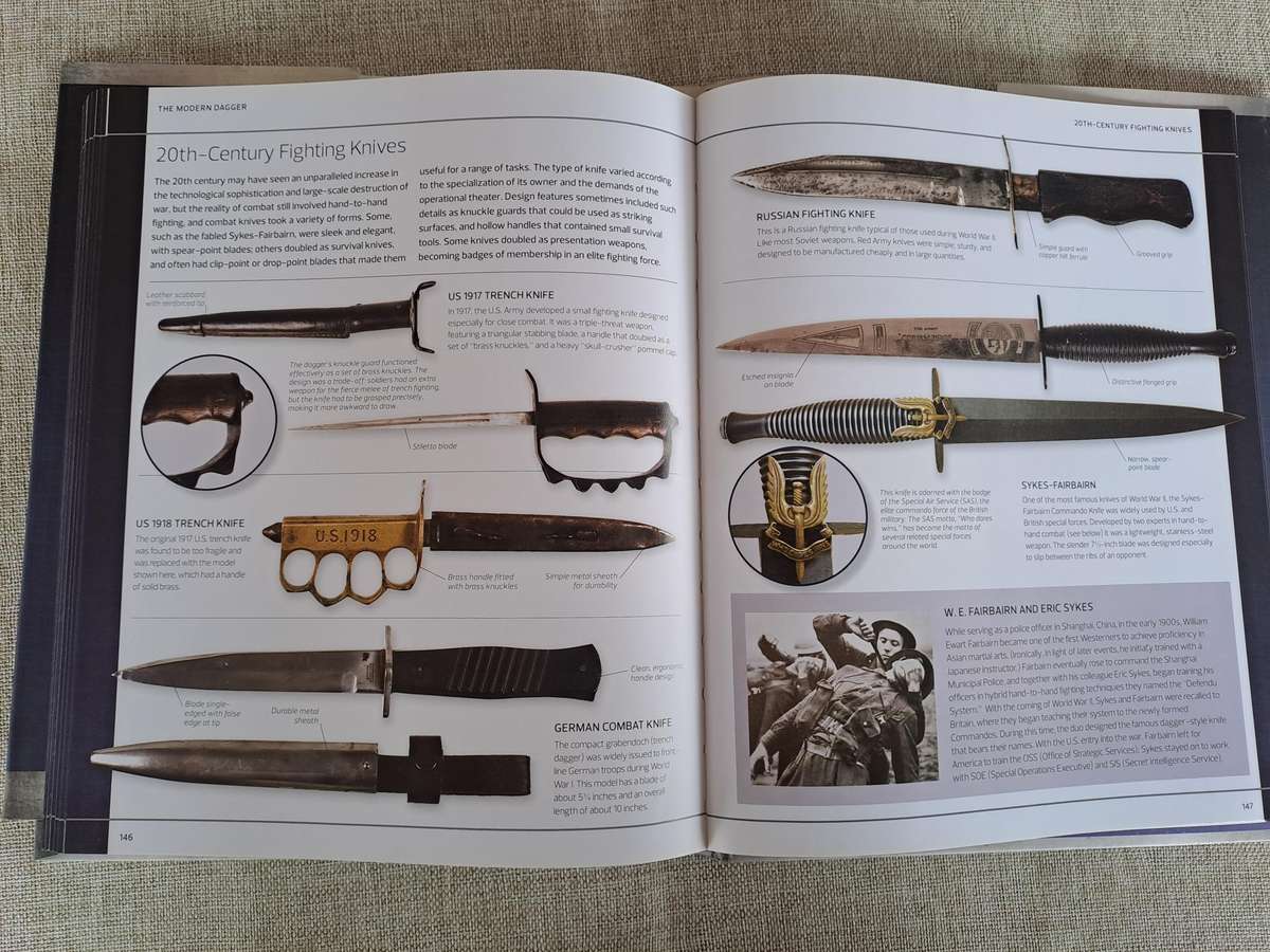 The Illustrated History of Weapons Knives, Daggers & Hand-Combat Tools