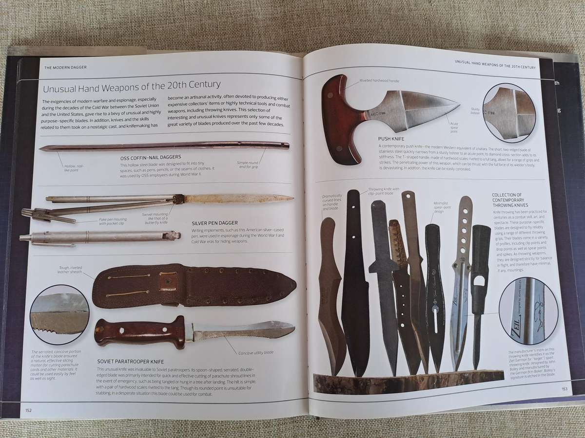The Illustrated History of Weapons Knives, Daggers & Hand-Combat Tools