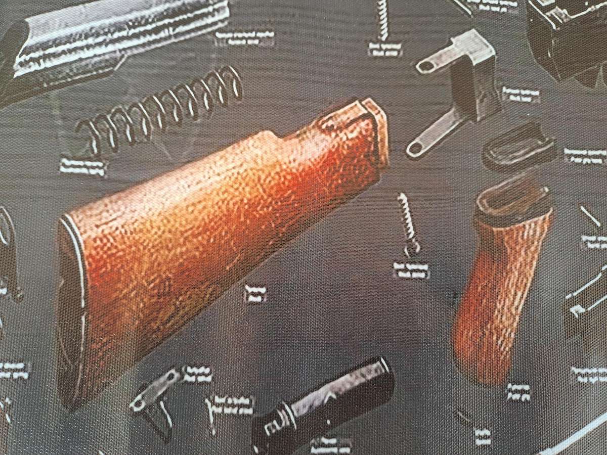 AK-47 Parts Poster