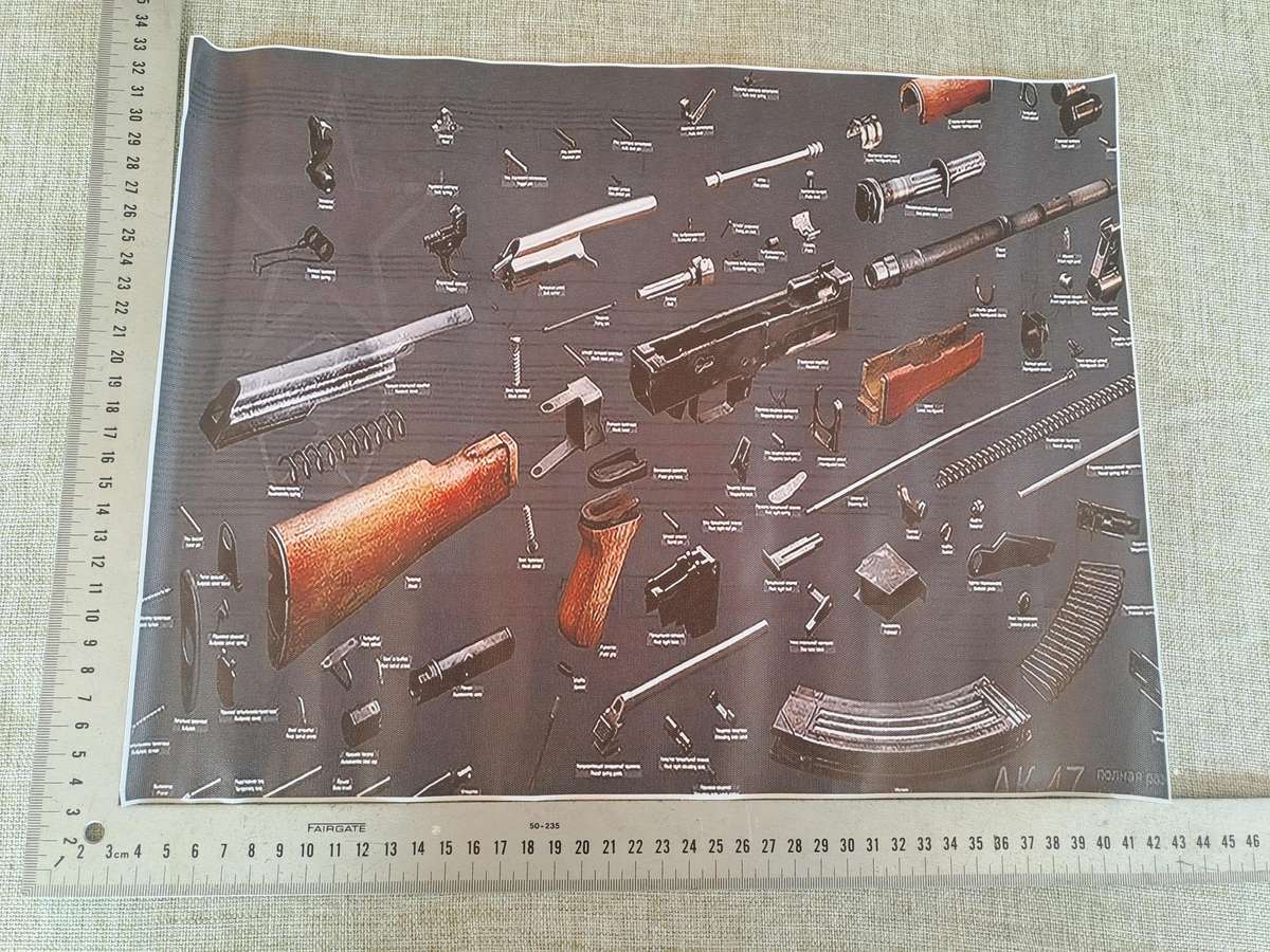 AK-47 Parts Poster