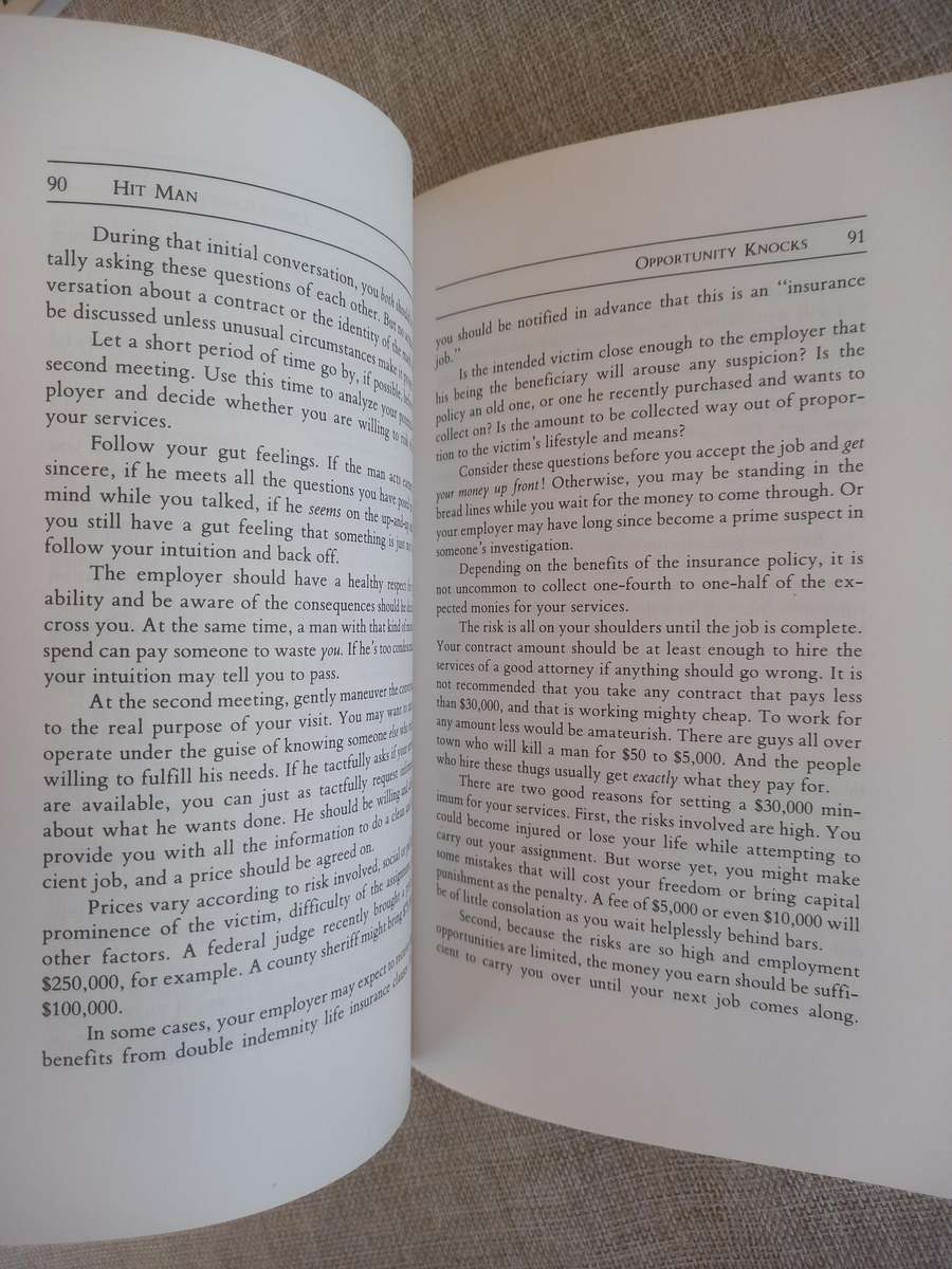 Hit Man: A Technical Manual for Independent Contractors - Rex Feral - Paladin Press