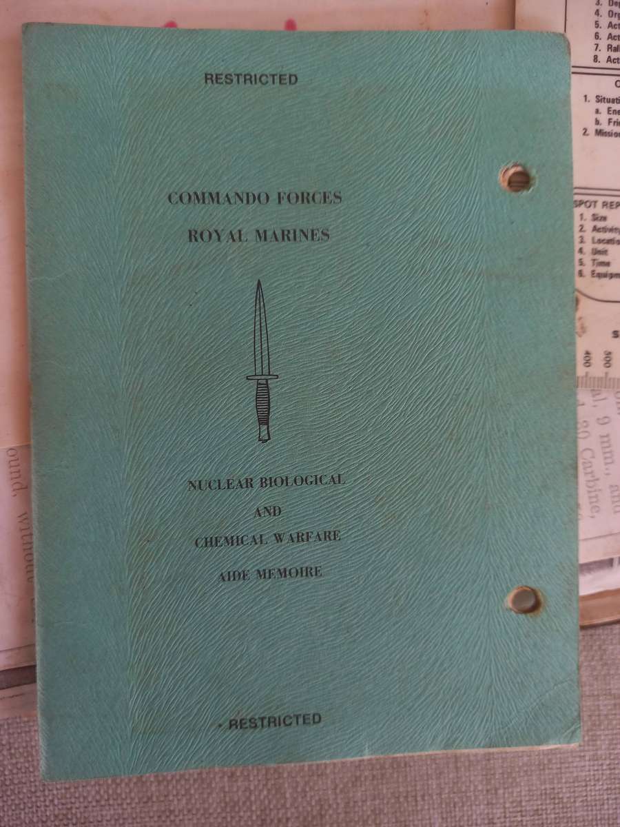 British Royal Commandos, Rhodesian SAS, SA Recces. - various items / training file