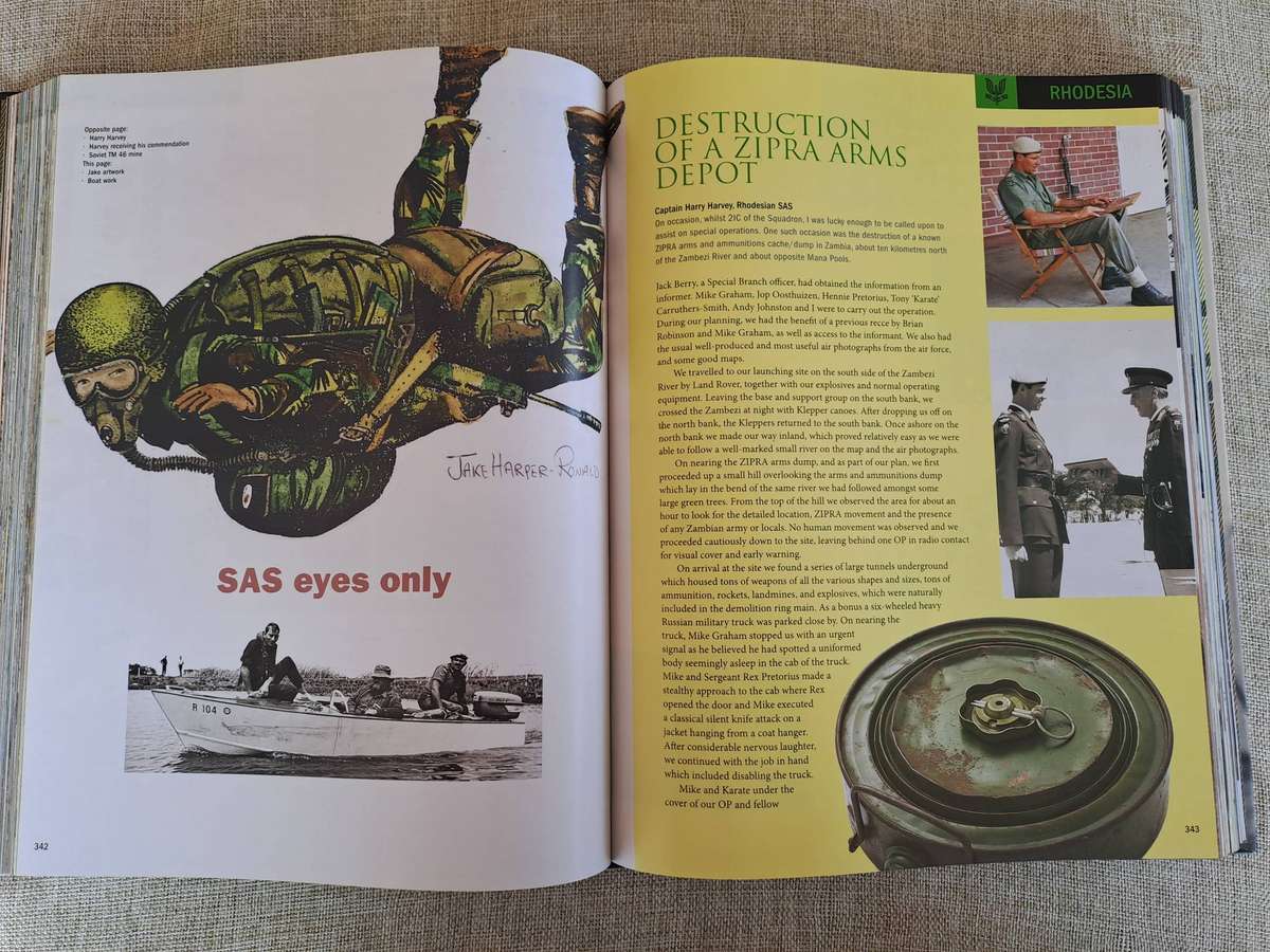 SPECIAL AIR SERVICE: SAS : The Men Speak (Hardcover) - Jonathan Pittaway *SIGNED*