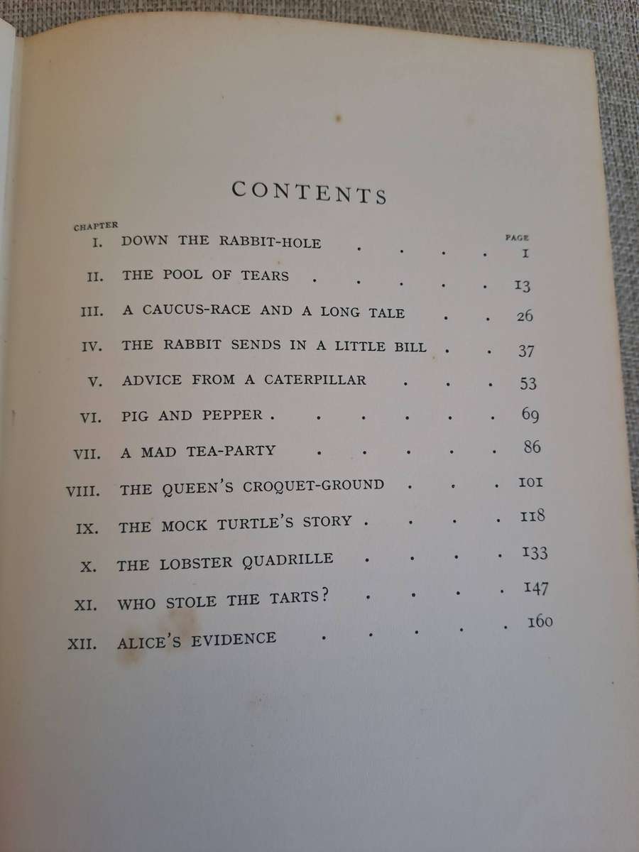 Alice's Adventures in Wonderland  Lewis Carol 1968