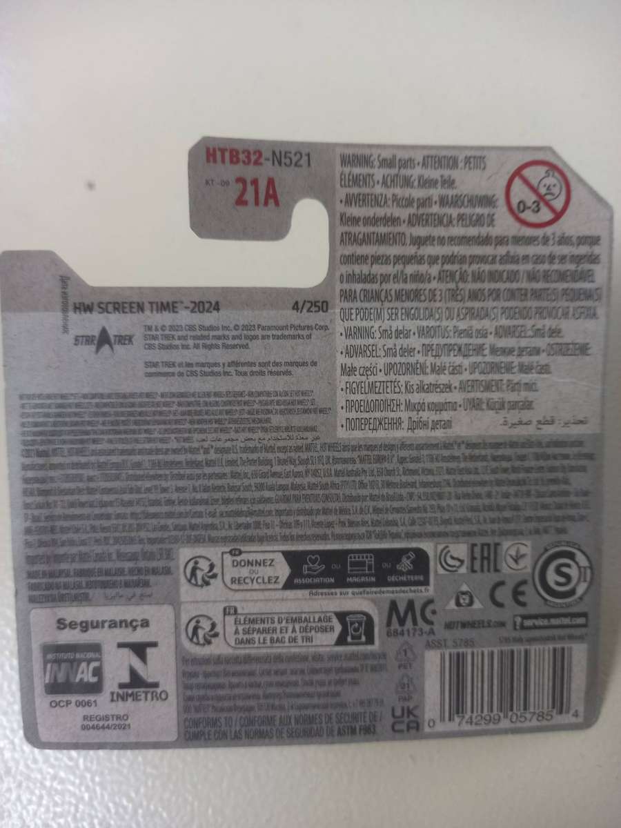 Star Trek - U.S.S. Enterprise NCC-1701 - Hot Wheels