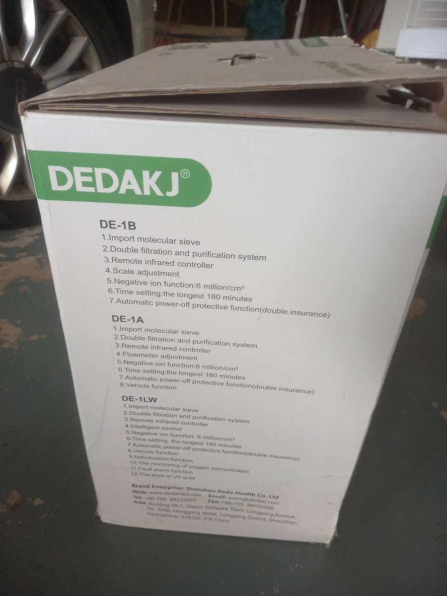 DEDAKJ 1-7 Liter Home Oxygen - Portable Oxygen Machine