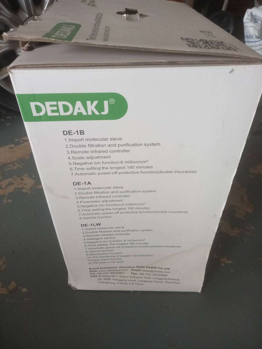 DEDAKJ 1-7 Liter Home Oxygen - Portable Oxygen Machine